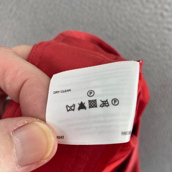 Brooks Brothers Skirt Womens 6 Coral Mini Straight Pencil Stretch Career Office - Picture 8 of 11